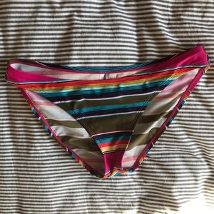 Patagonia Bikini Bottom Striped Size Large